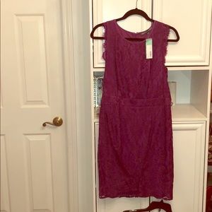 Fuchsia lace dress